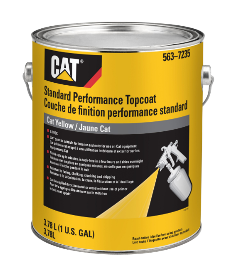 590-0198: 3.8 Liters of Yellow Paintw